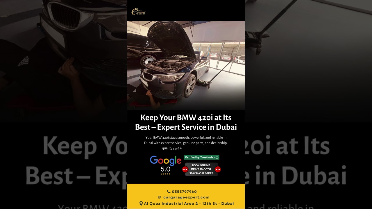 🚘✨ Keep Your BMW 420i at Its Best | Expert Service in Dubai 🛠️