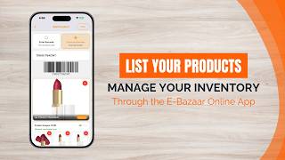 How to List Your Products & Manage Inventory on the E-Bazaar Online App | Step-by-Step Guide screenshot 1