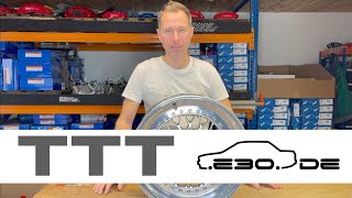 TTT 24 - BBS RS073 16-inch 3-piece wheels for BMW E30 4x100 quick test