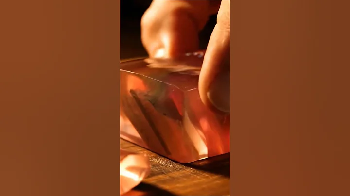 gemstone soap cutting #asmr #sleepwell #soap #ai