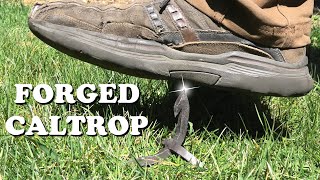 Hand Forging A Medieval Caltrop