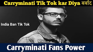 Published on may 20, 2020 carryminati new video, vs tik tok roast
effect rating is down, ban #carryminati #tiktokbanindia #carryminat...