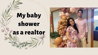 When you Real Estate Broker puts your Baby shower together | Day in the life of a Philly Realtor