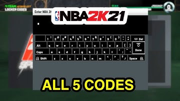 ALL 5 ACTIVE LOCKER CODES IN NBA 2K21 MY TEAM | WORKING LOCKER CODES