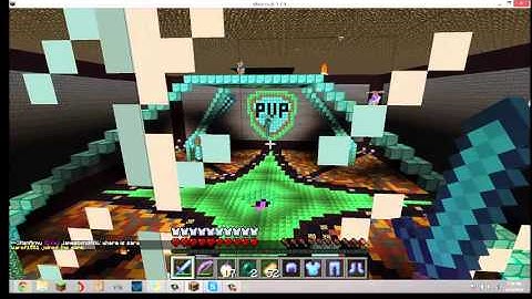 Minecraft Sarasss fly hacking in pvp