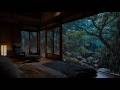 Garden Rain Sounds for Deep Sleep | Rest in Cozy Rainy Bedroom 😴