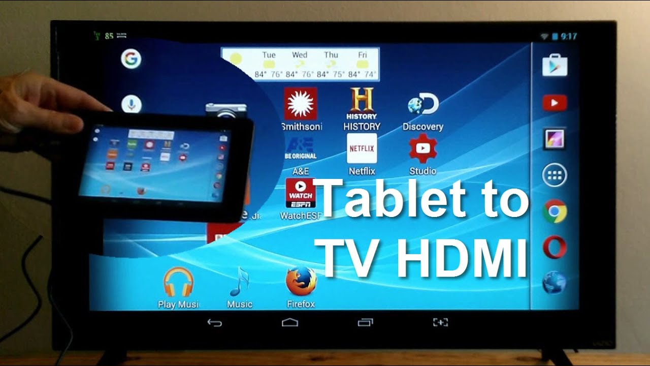 How to Connect Tablet to TV using HDMI - Easy & Fun!!! - YouTube