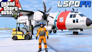 GTA V - LSPDFR มาเป็นหน่วยกู้ภัยทางทะเลในเกม GTA V ภารกิจขับเครื่องบิน ส่งอุปกรณ์ทางการแพทย์ #134 screenshot 3
