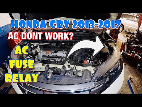 Hoda CRV AC Dont work Check AC  FUSE and Relay