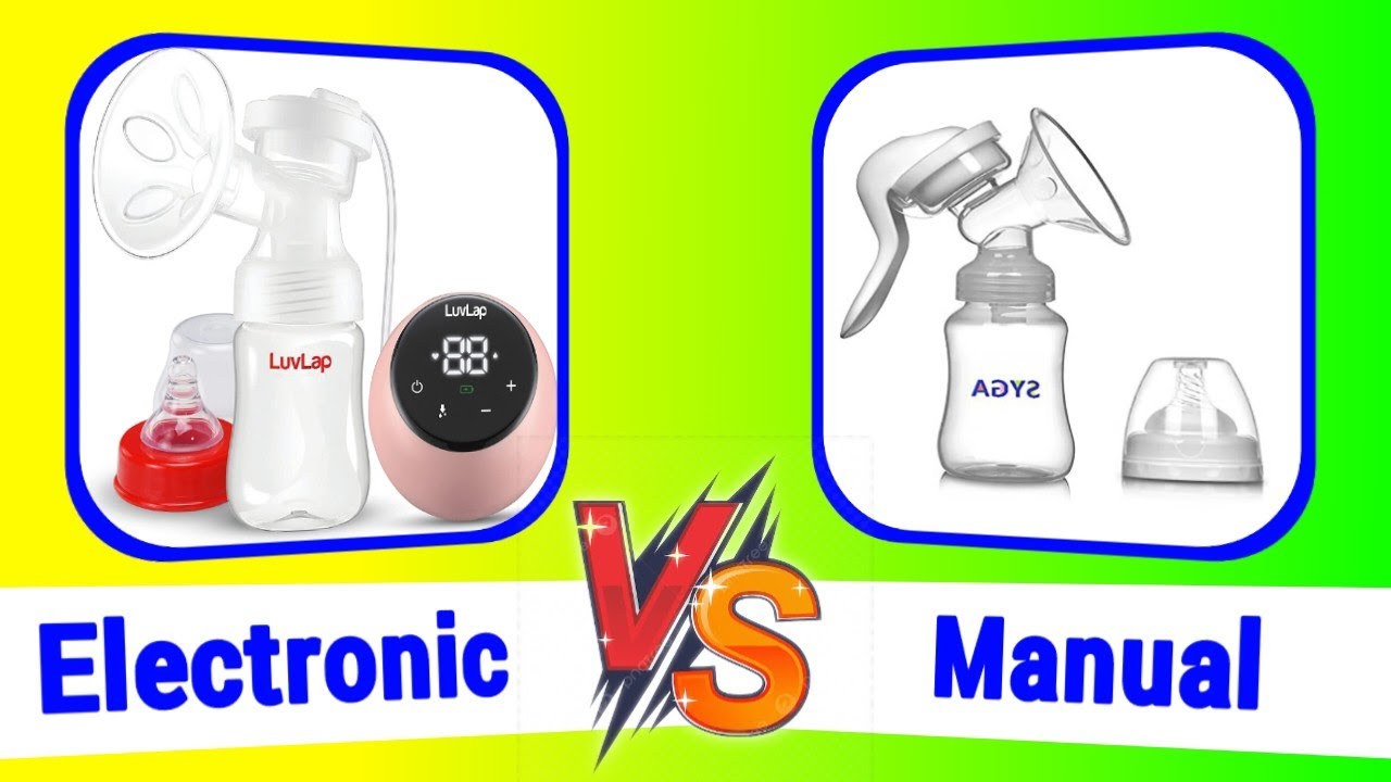 कौनसा ब्रैस्ट पंप अच्छा होता है manual breast pump vs electric breast