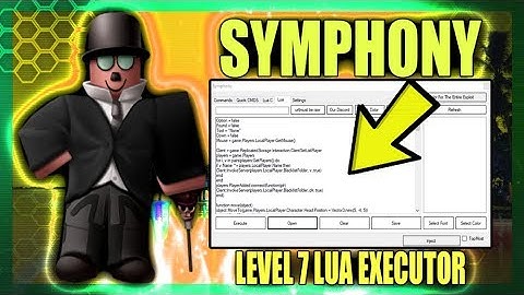 [LUA] NEW ROBLOX EXPLOIT SYMPHONY FULL LUA C AND LUA EXECUTOR WITH 50+ CMDS SCRIPT CAMAEW!
