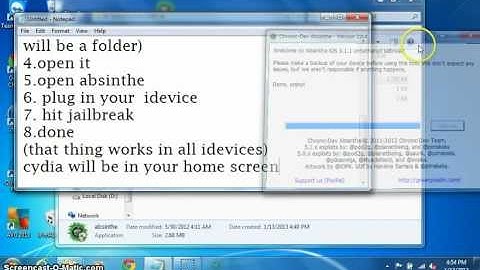 How To Use Absinthe iOS 5.1.1 Untethered Jailbreak for all idevice