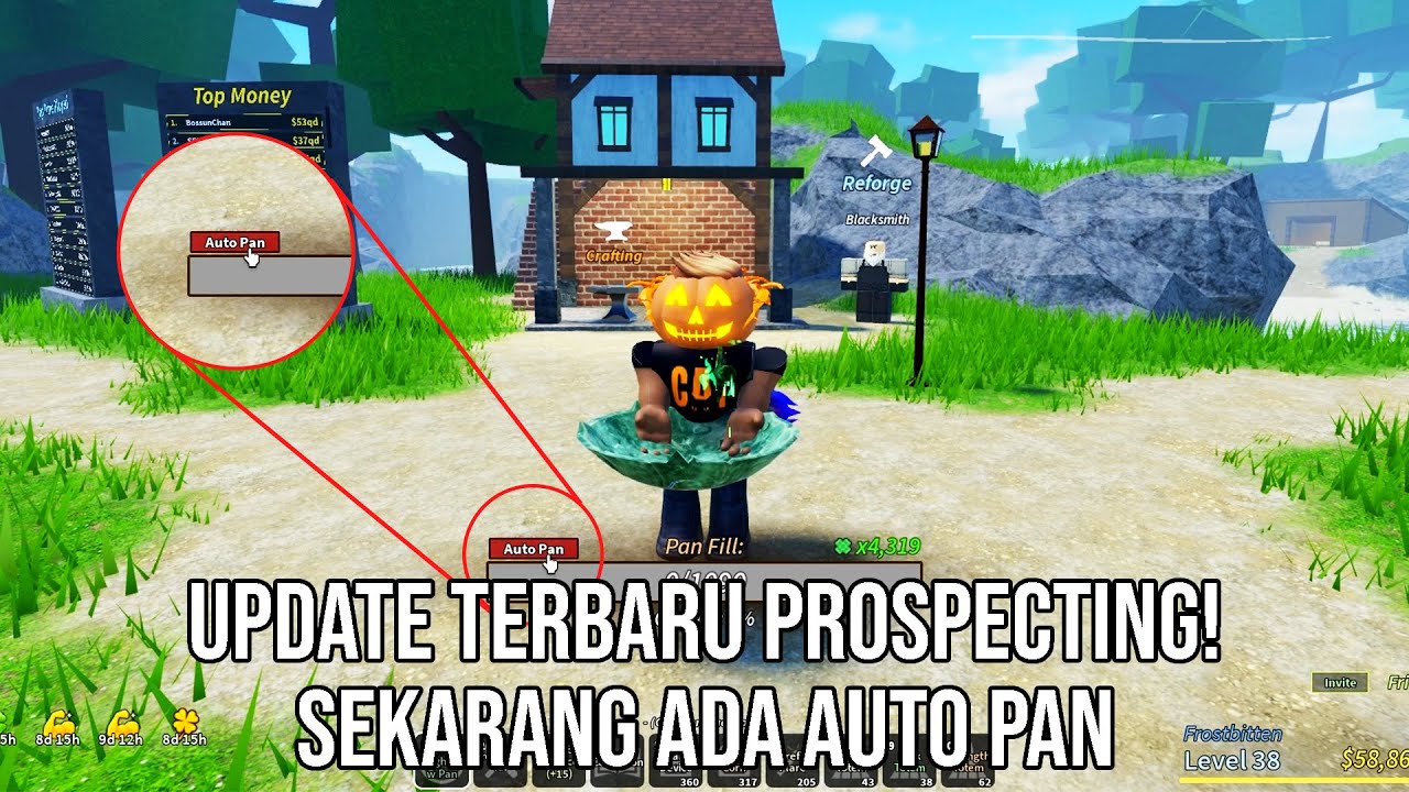 Update Terbaru Prospecting! Sekarang Ada "AUTO PAN" - Roblox: Prospecting!