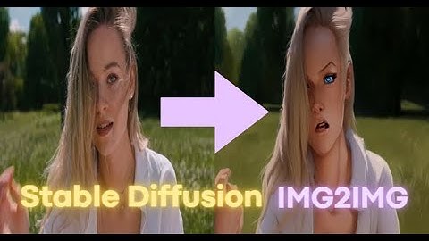 Stable Diffusion img2img on the video ｜2022【MY Computer Vision】