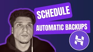How Do I Schedule Automatic Backups Onhostinger Website Builder