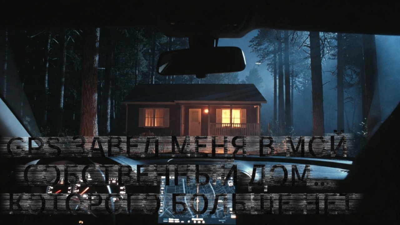 GPS ЗАВЕЛ МЕНЯ В МОЙ СОБСТВЕННЫЙ ДОМ… КОТОРОГО БОЛЬШЕ НЕТ 😱 #страшныеистории #creepypasta