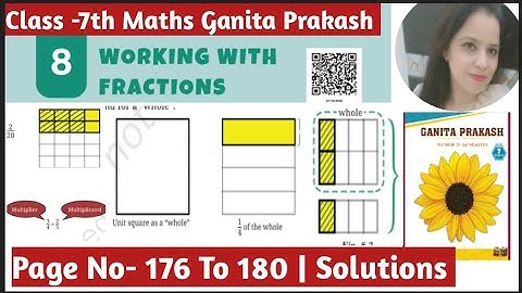 NCERT Class 7th Maths Ganita Prakash Chapter -8 Working With Fraction |Solutions