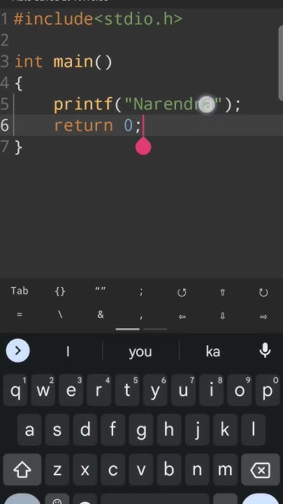 Basic c program #coding how to print hello world with c program - YouTube