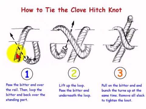 How to Tie a Clove Hitch Knot 