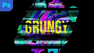 Create a Grunge   Glitch Background | Photoshop Tutorial