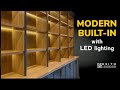 Custom Cabinetry | Built-in Bookshelves | LED Lighting