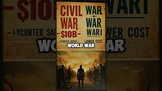 The Civil War Cost  #unitedstates #historyshorts