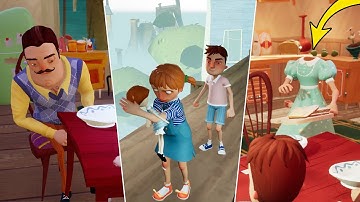 Hello Neighbor Hide and Seek Cutscenes | Behind The Scenes