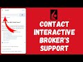 How to contact interactive brokers support