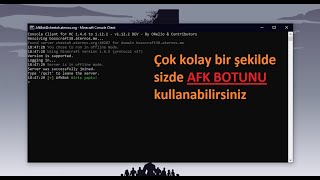 Afk Bot Nasıl Kullanılır ? Bosscraft