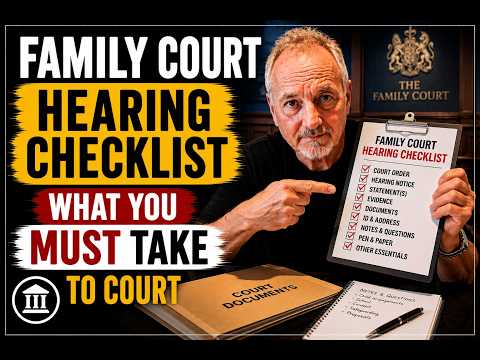 Family Court Hearing Checklist - What You Must Take to Court