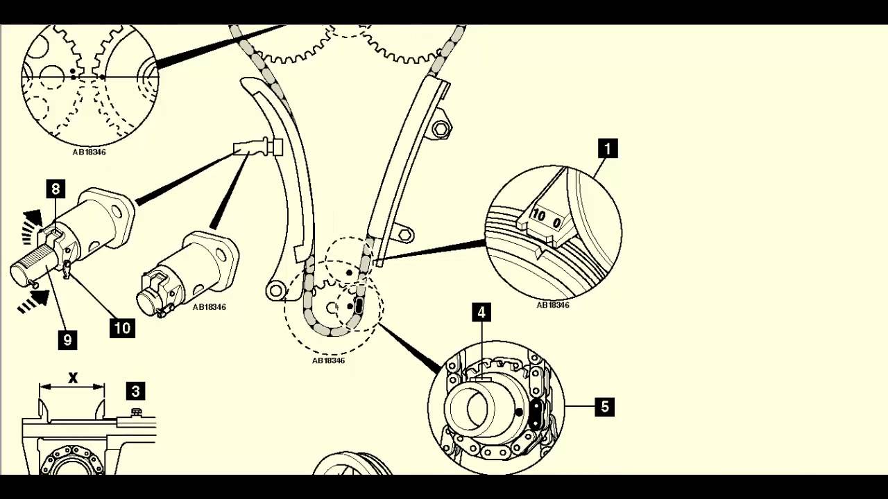 Метки грм 1zz fe схема