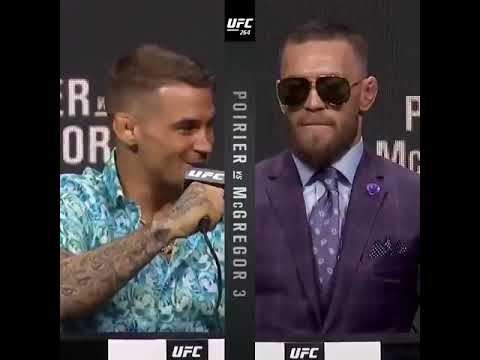 Coz He Got Knocked The F Out Dustin Poirier During Presser