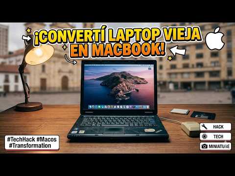 💻😎 How I Turned an Old Laptop into a Macbook NEO✅