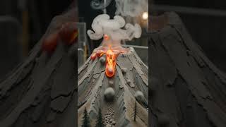 Hollywood Mini Volcano Eruption 🌋 Behind the Scenes #Shorts