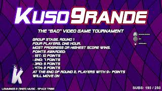 Oh No! Its Kus9rande, Day 8! Four-Way Matches in Mystery Games
Kusogrande, the bad game tournament, is in its ninth season!
See the upcoming and past match schedule, VODs, and other Kusogrande links here: https://docs.google.com/spreadsheets/d/1fLV92M8zCoGlQUb_bzPZO2tAJul1X9S4onLcnUq3d2M/edit#gid=0
Also streamed at twitch.tv/brossentia Oh No! Its Kus9rande, Day 8! Four-Way Matches in Mystery Games