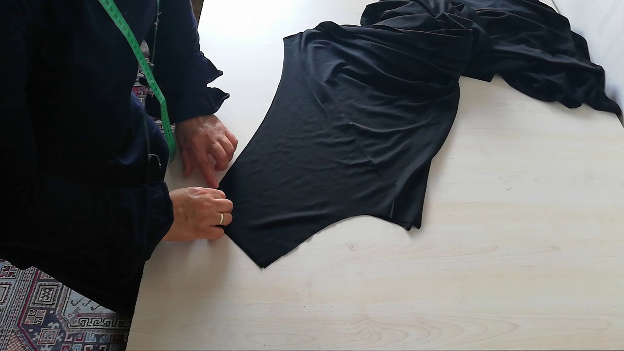 KOLAY KURUVAZE BAĞÇIKLI NAMAZ ELBİSESİ VE SABAHLIK KESİMİ DİKİMİ