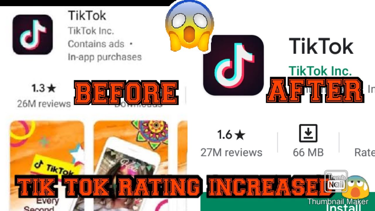 Tik Tok rating increased | Tik Tok ka rating bargaya | report Tik Tok ...