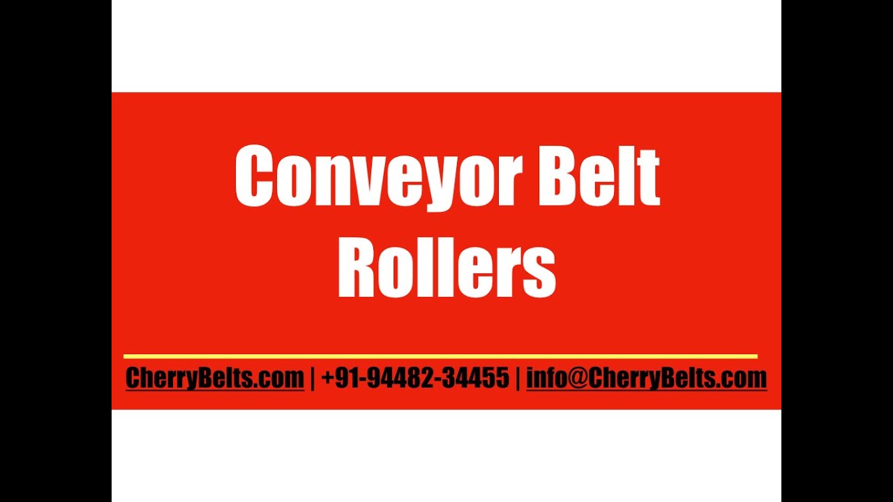 Conveyor Belt Rollers | CherryBelts.com | Kashetter Group of Firms