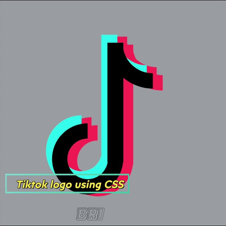 ✨Tiktok logo using HTML CSS✨ || Tiktok using HTML | CSS | JS | JavaScript #shorts #codewithharry #yt