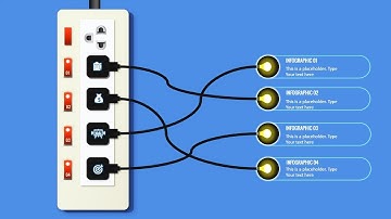 Light Bulb Switch Infographic Design PowerPoint Template