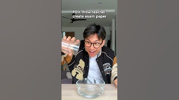 How teachers create exam paper