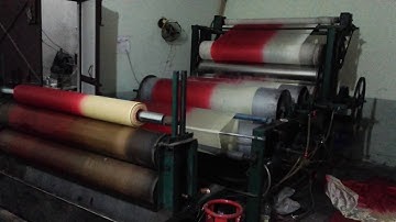Jiger dyeing machine process.