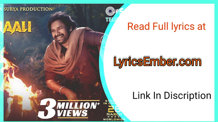Maata Vinali  ( Lyrics )  (Telugu) - Hari Hara Veera Mallu | Pawan Kalyan