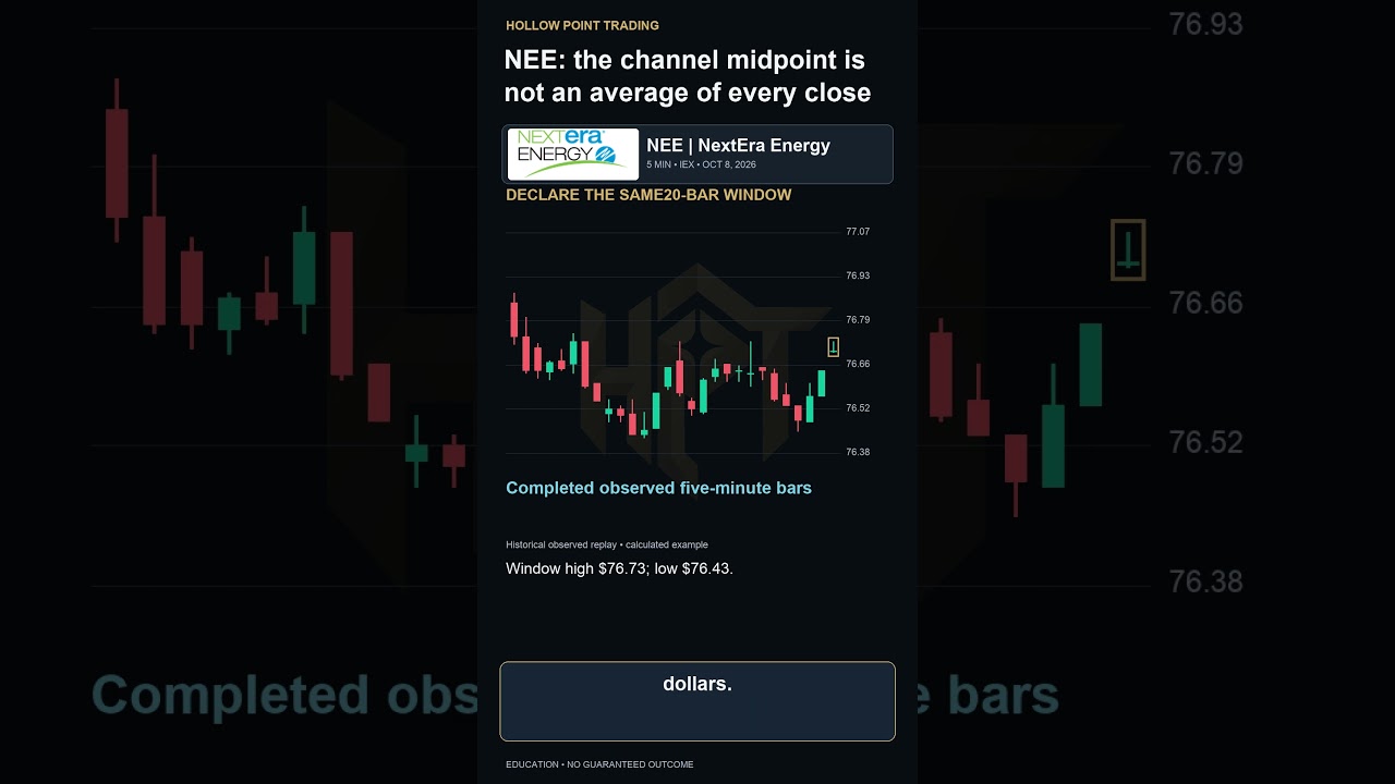 NEE Channel Midpoint: Why It Isn’t an Average