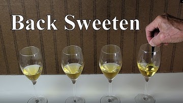 Back Sweeten Your Wine