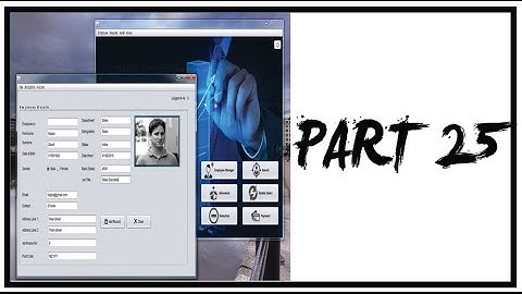 Employee Payroll Management System Using Java Netbeans-Part 25-Display Radio button from database
