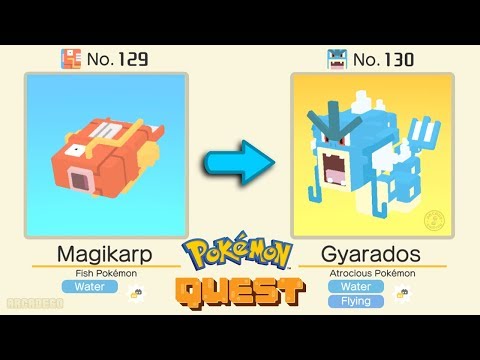 Pokémon Quest: Magikarp Evolved Into Gyarados | Pokémon Evolution Tips and Guides