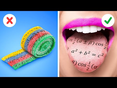 КАК НЕЗАМЕТНО ПРИНЕСТИ НА УРОК КОНФЕТЫ || Смешные лайфхаки и хитрости от 123 GO Like!