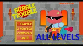 Playing Bubble Trouble | All Levels