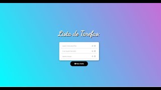 Aplicação de Lista de tarefas (ToDo List) feita em Angular 9.